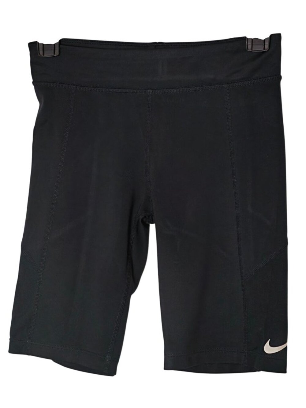 Nike Womens Compression Shorts M Black Dri-FIT Athletic Running Spandex
